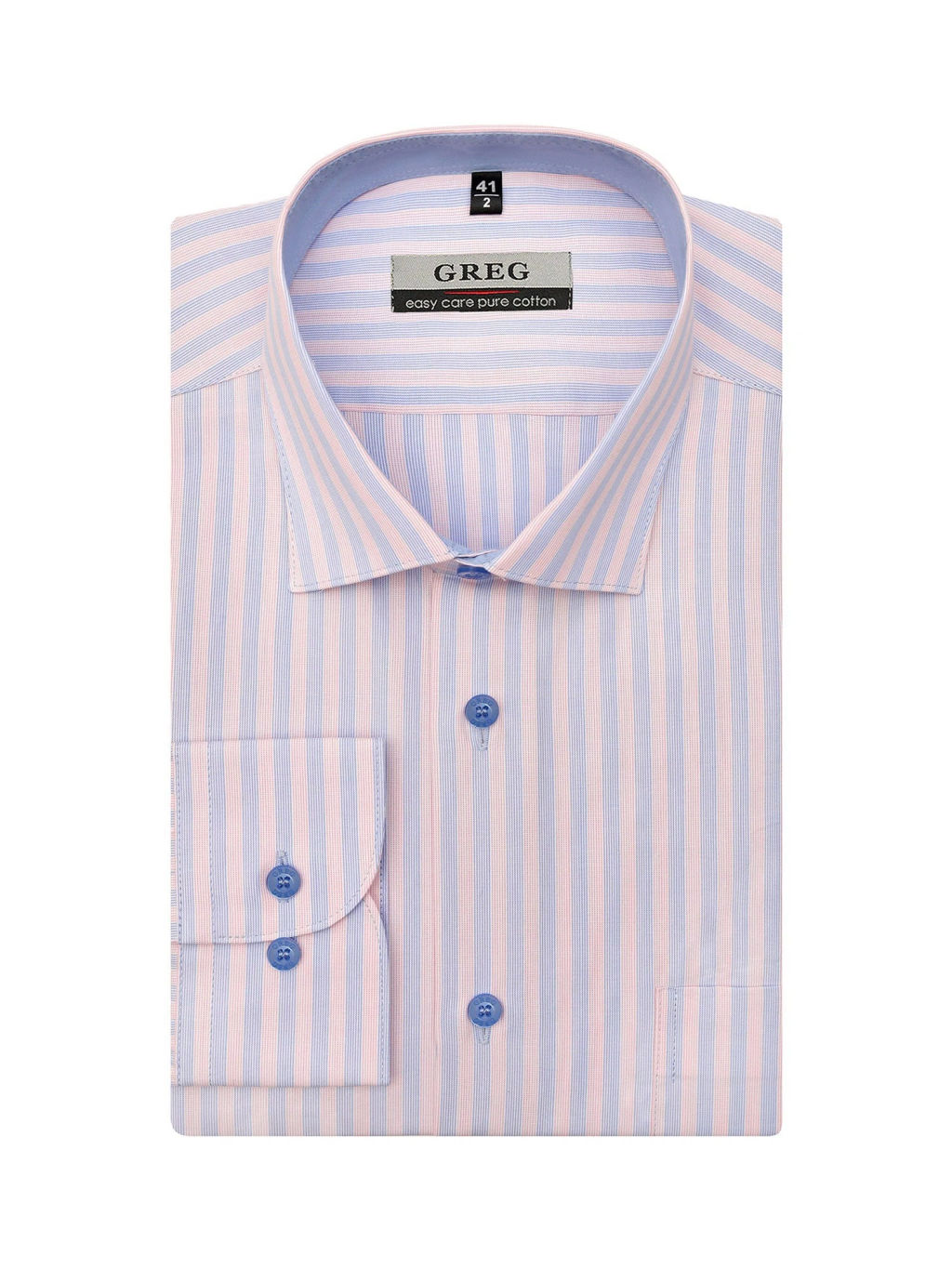 Сорочка мужская длинный рукав GREG 261/111/3524/1