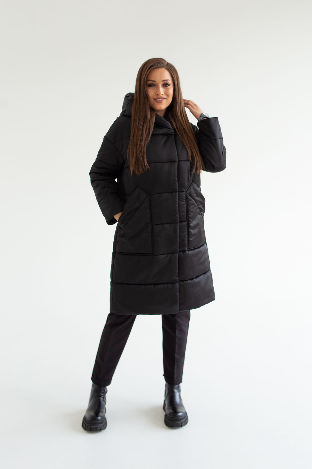 Куртка женская демисезонная 23982 (графит) - Kankan фото 28