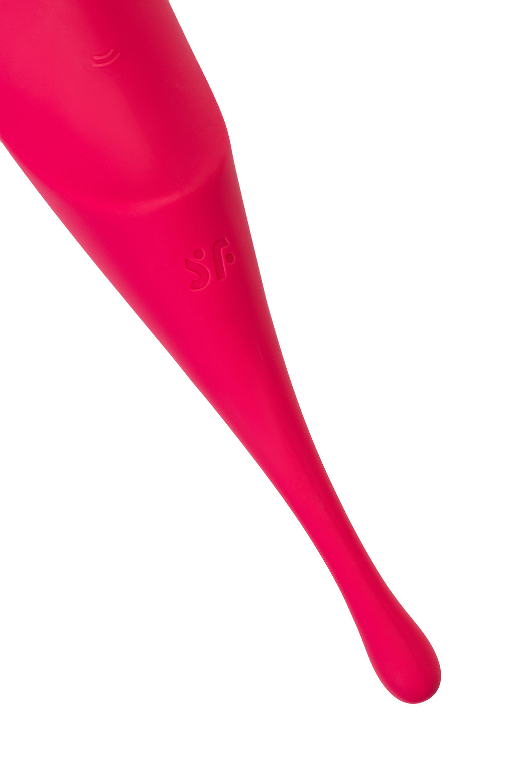 Вакуум-волновой бесконтактный стимулятор клитора Satisfyer Twirling Pro, силикон, красный