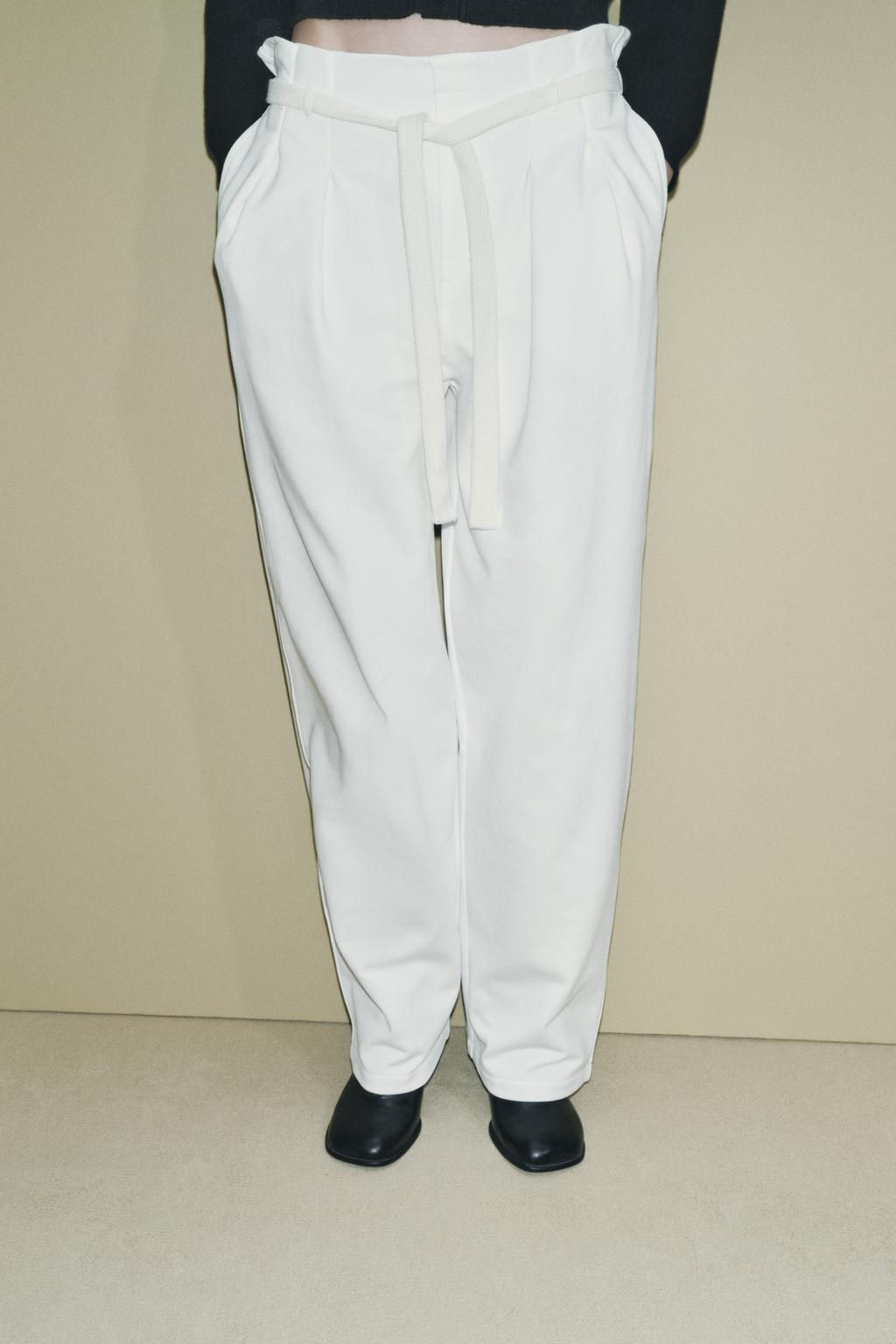 JOGGING TROUSERS WITH BELT - Zara фото 2