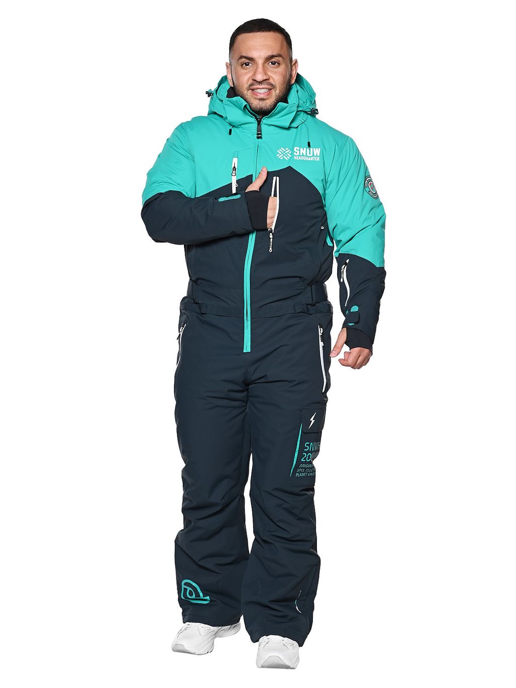 Комбинезон A-89013 Бирюзовый