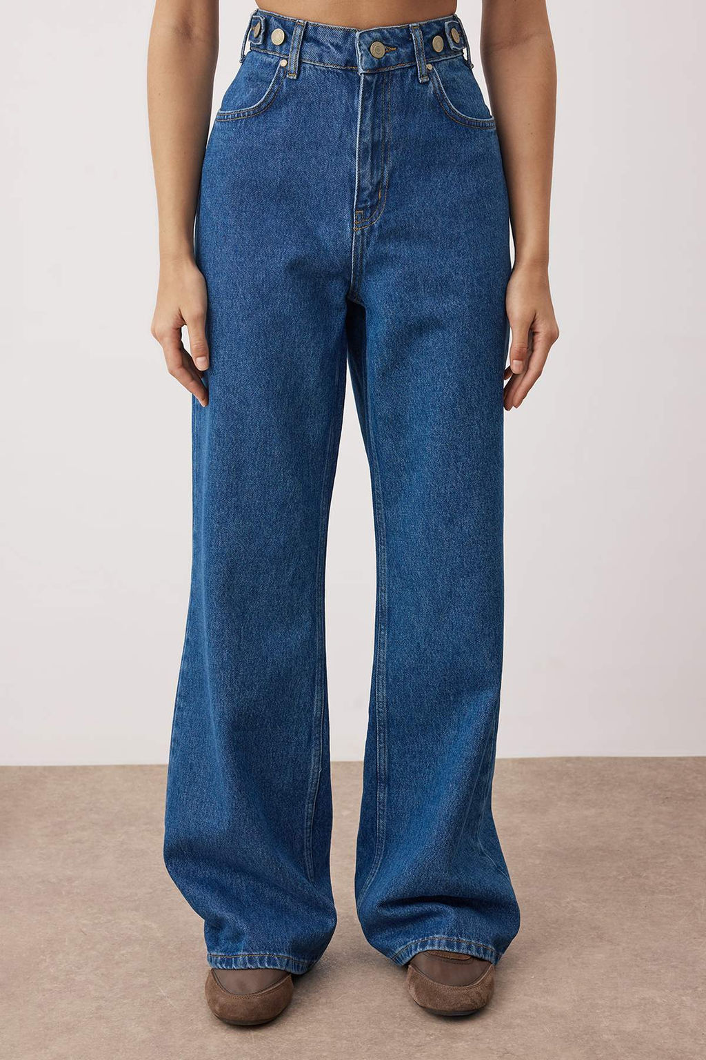 Mavi Yuksek Bel Wide Leg Jeans TWOAW25JE00039