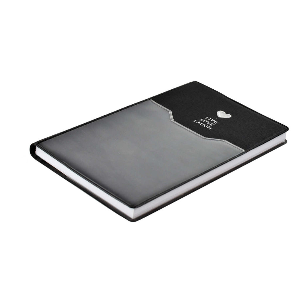 Записная книжка, А6, арт. 57595/ 20 ПВХ ЧЁРНЫЙ