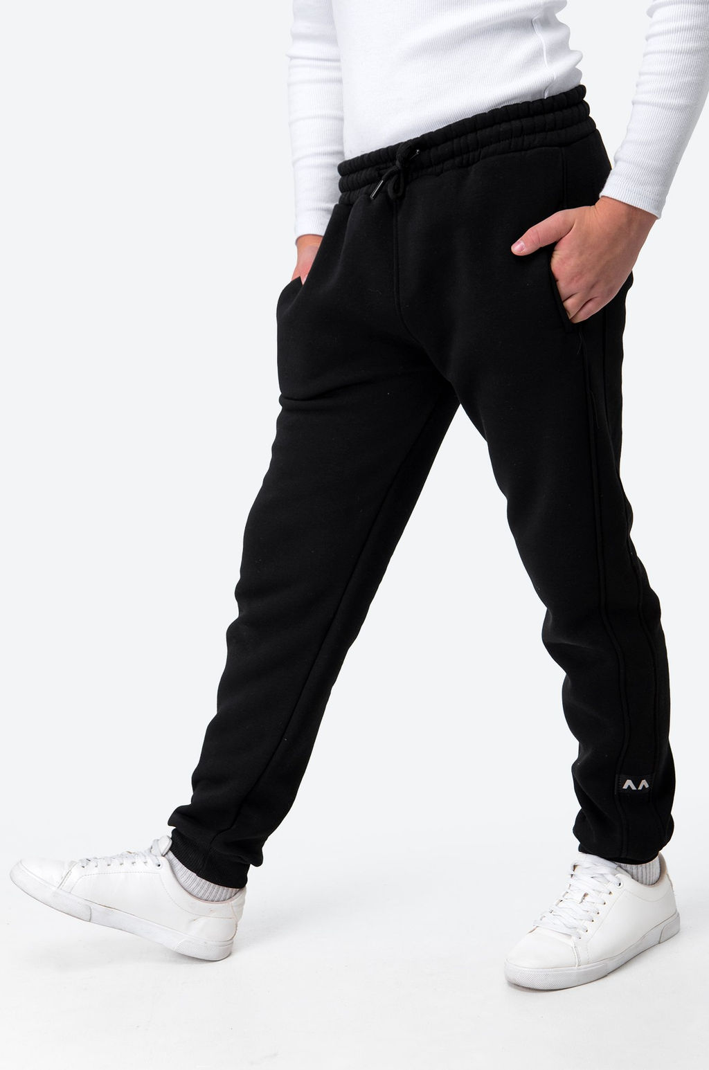 Детские брюки-джоггеры из футера с начесом Happyfox