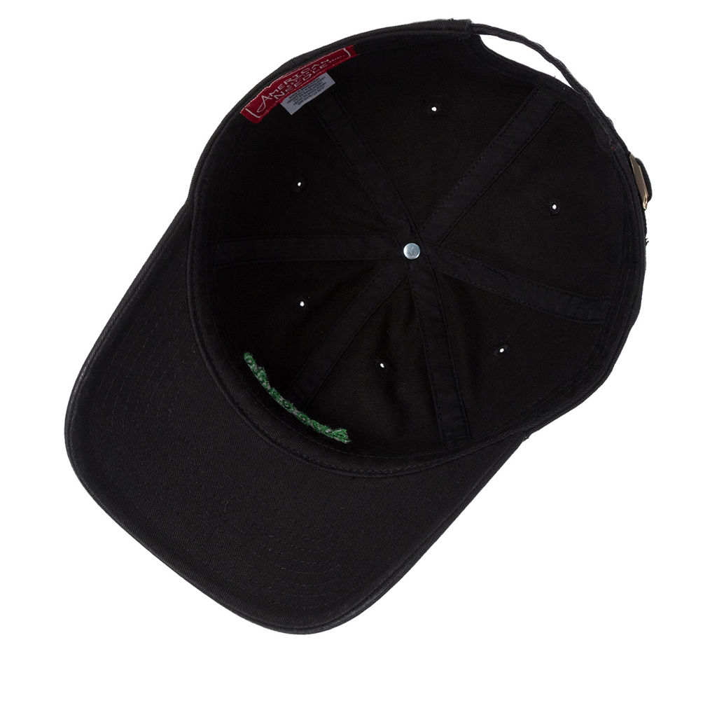 Бейсболка AMERICAN NEEDLE арт. SMU674A-AVOC Avocado Foodie Slouch (черный)  фото 2