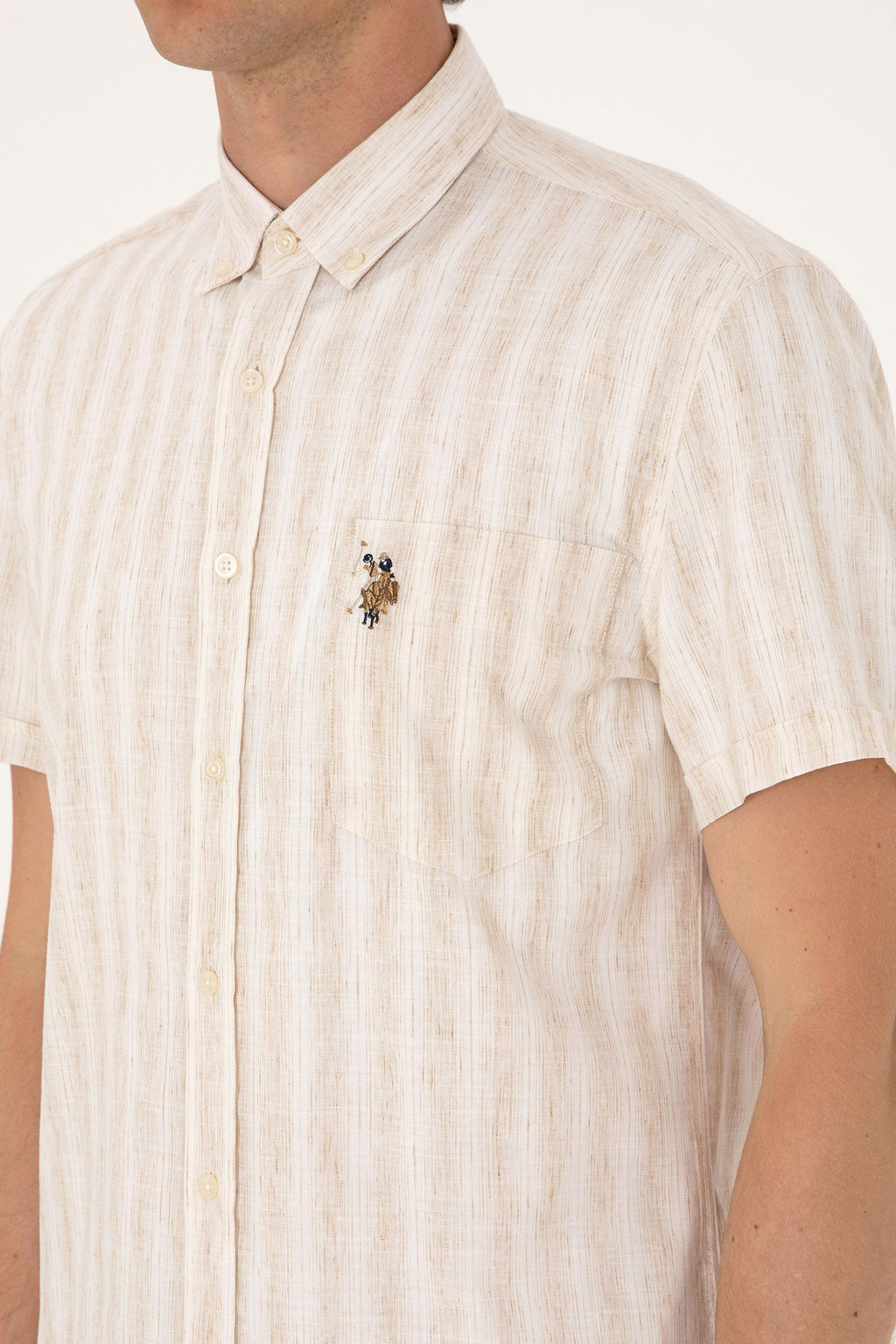 Erkek Camel K_sa Kollu G_mlek - U.s. polo assn фото 7