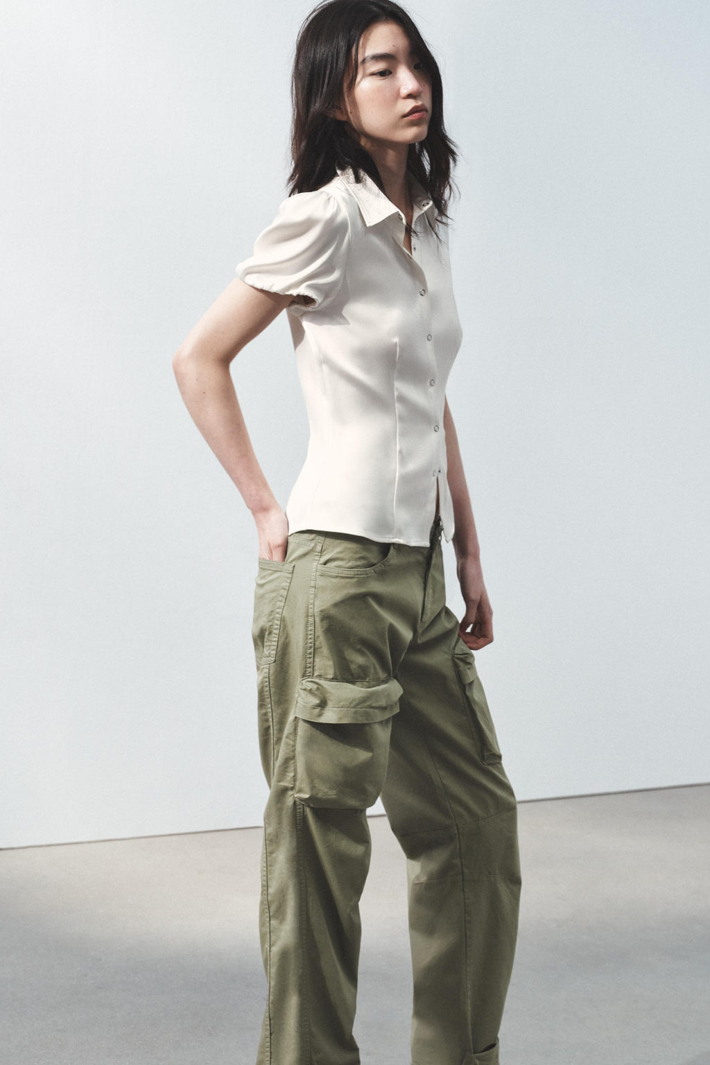 SATIN SHIRT - Zara фото 3