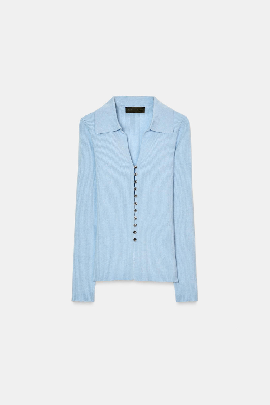 POLO KNIT CARDIGAN - Zara фото 7
