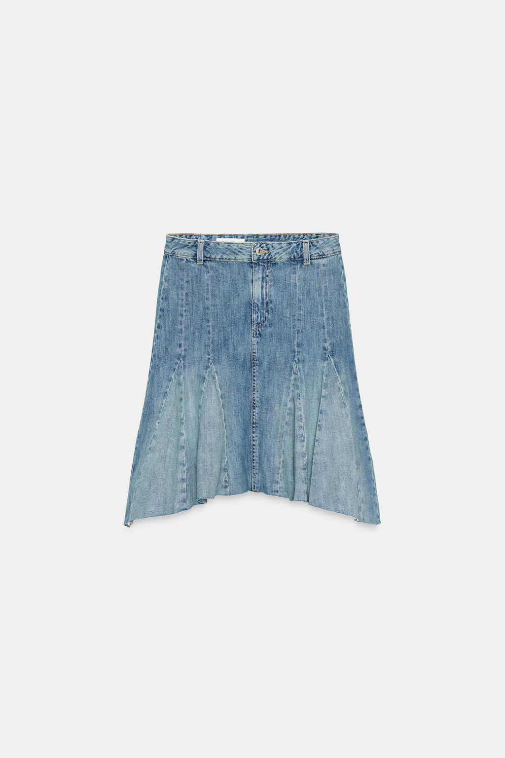 FALDA DENIM TRF GODETS / Azul - Zara фото 5