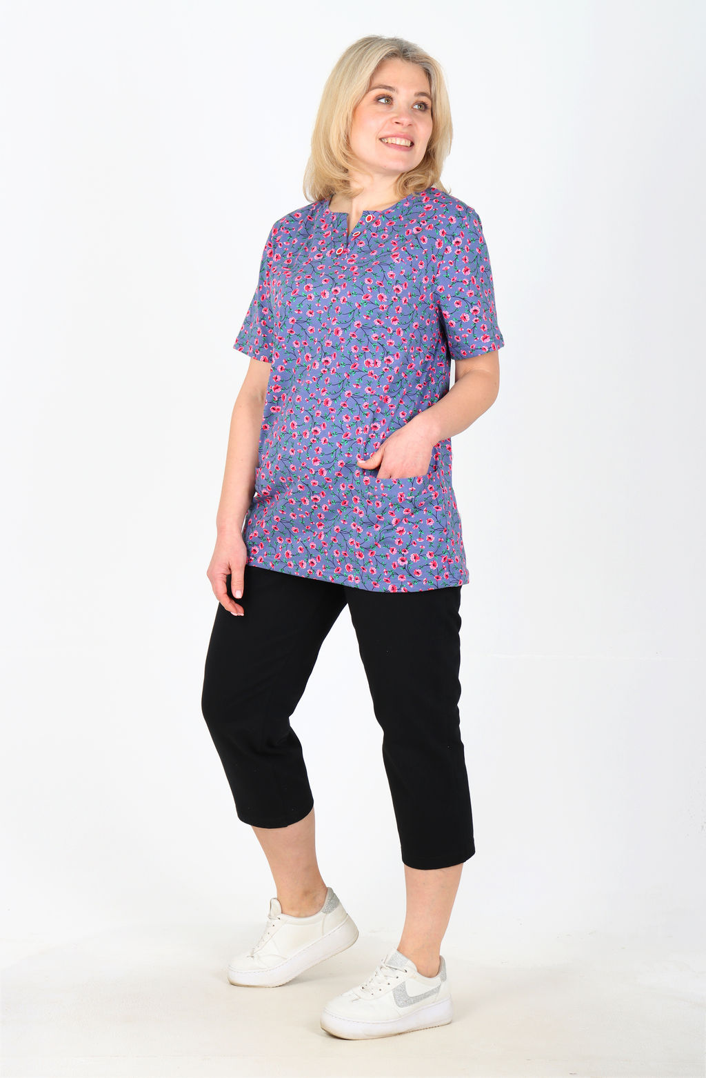 Футболка Кира Ф-105 (46-64) кулирка - Лотос фото 19