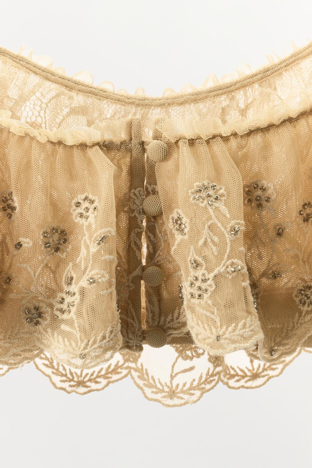 EMBROIDERED RUFFLE STRAP TOP - Zara фото 7