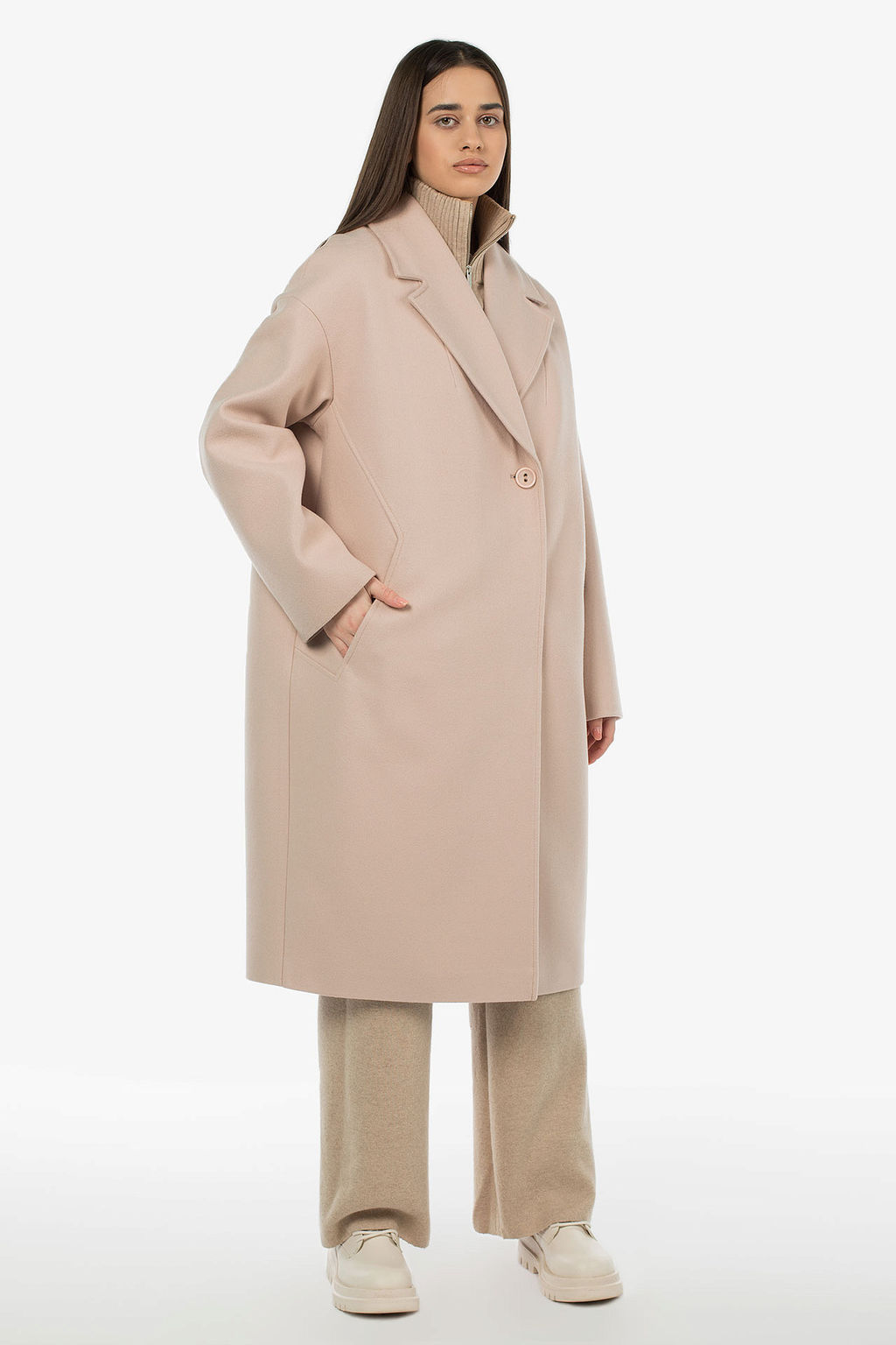 Пальто женское демисезонное - El podio фото 4