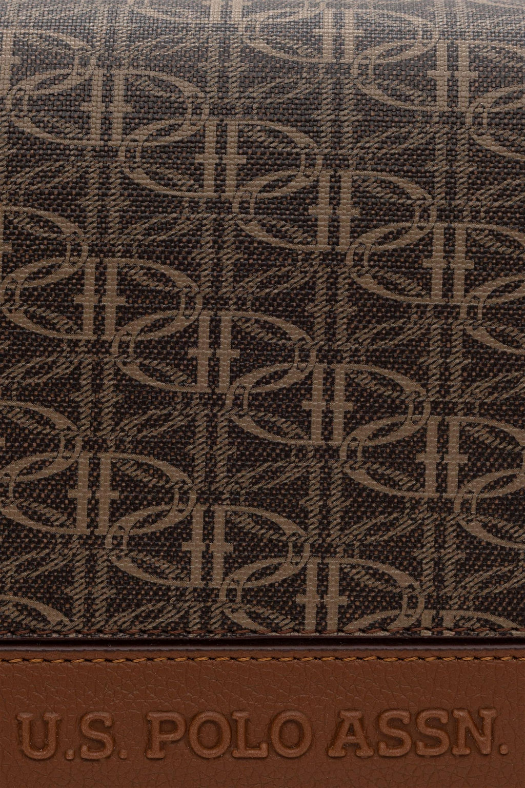U. S. Polo Assn / Женская коричневая сумка через плечо - U.s. polo assn фото 6
