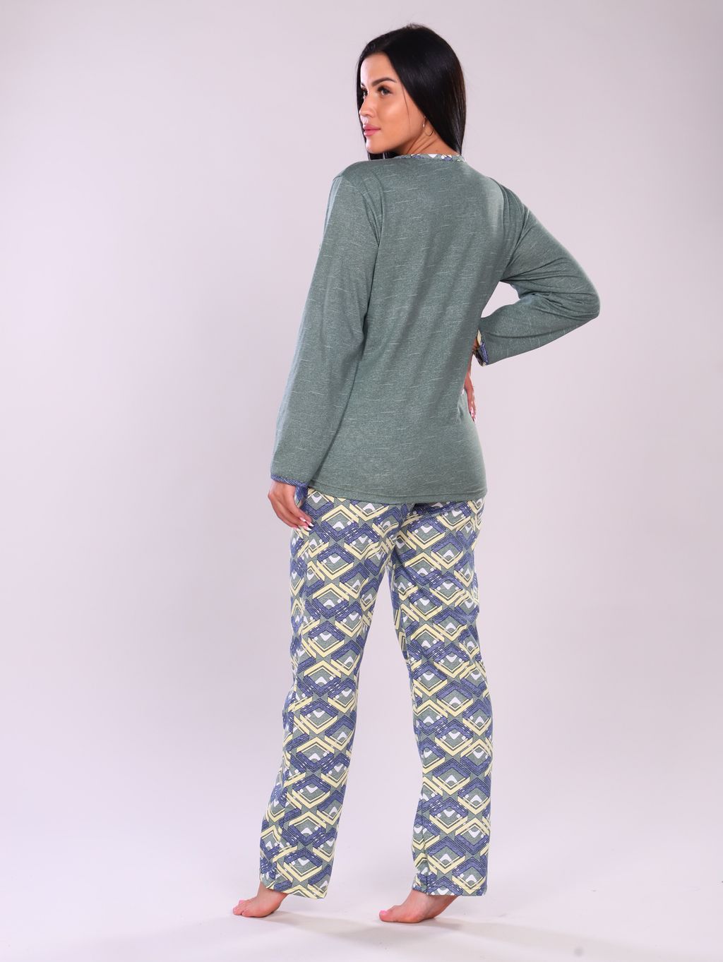 м335 костюм Лера кулирка (ромбы) - Иванушка-трикотаж фото 6