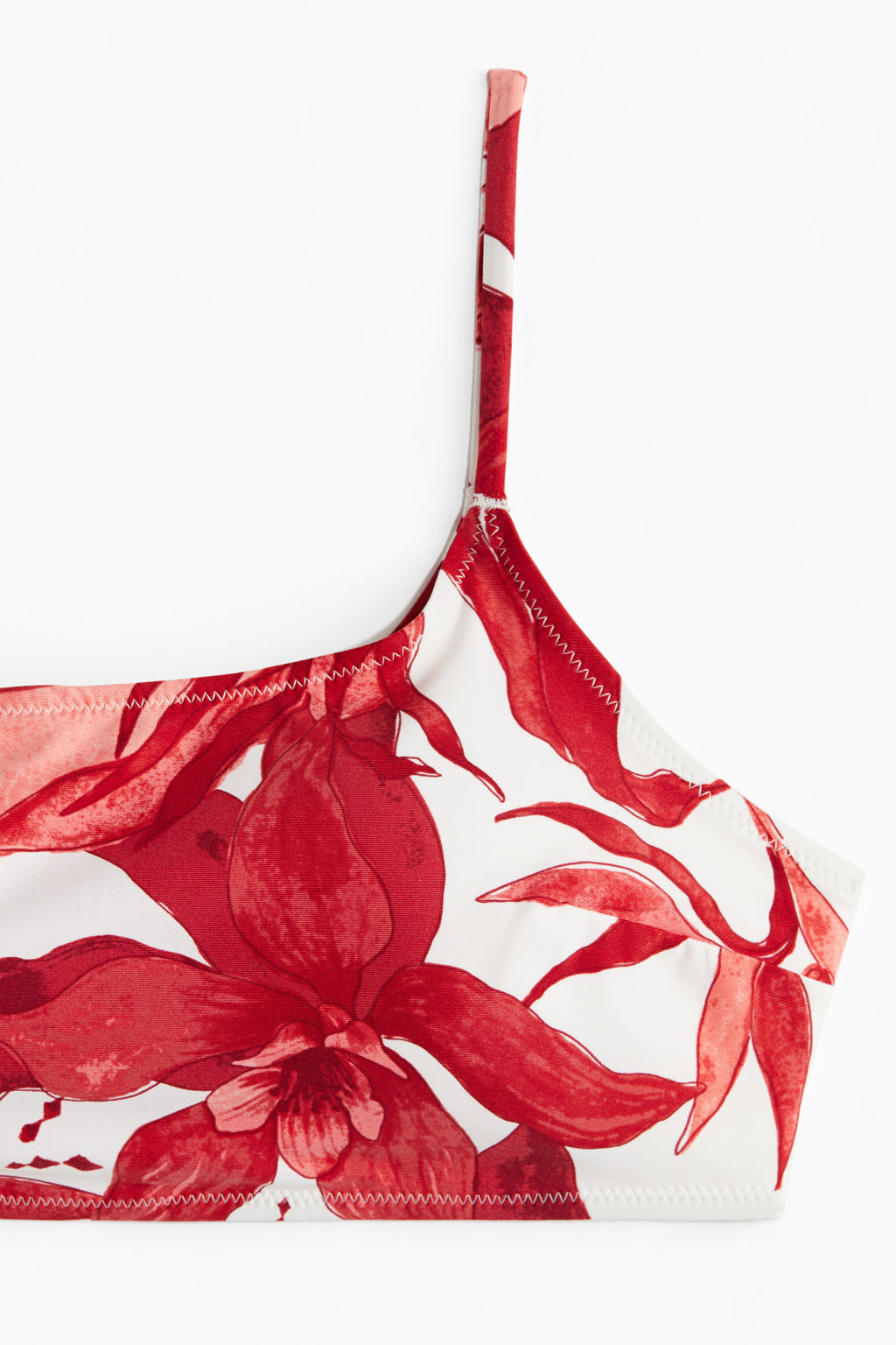 Top de bikini de un hombro con relleno - H&m фото 4