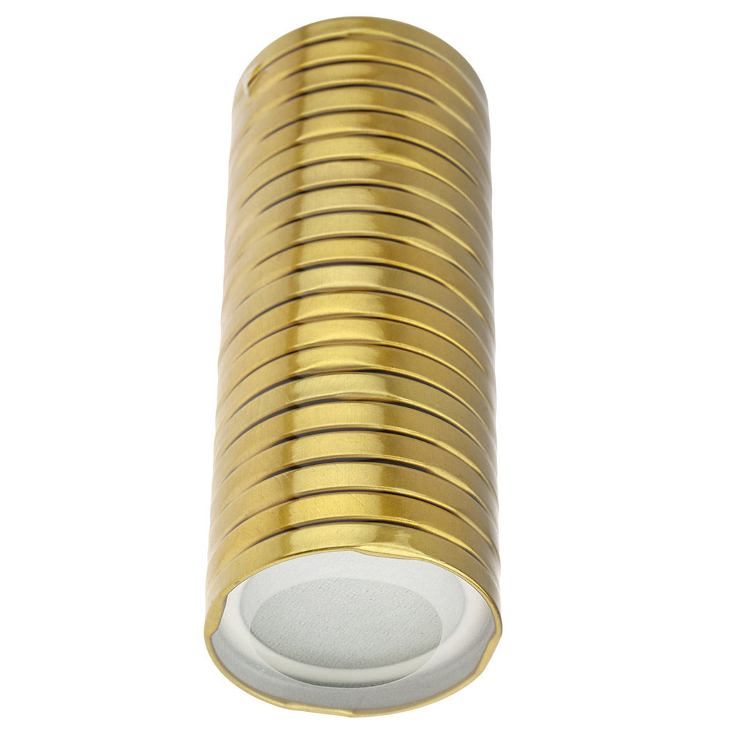 Цена за 20 шт. Крышка металлическая майонезная винтовая (твист-офф) д66мм, золотой (Россия) - Домашняя мода фото 4