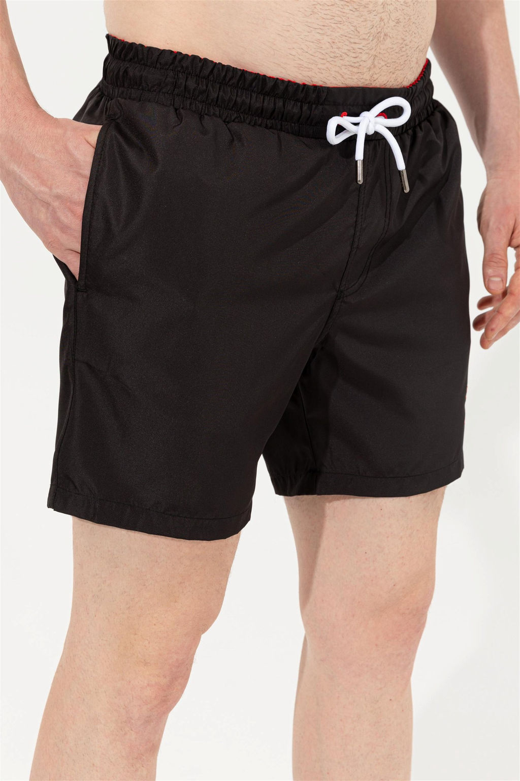 U. S. Polo Assn / Мужские черные шорты для плавания - U.s. polo assn фото 3