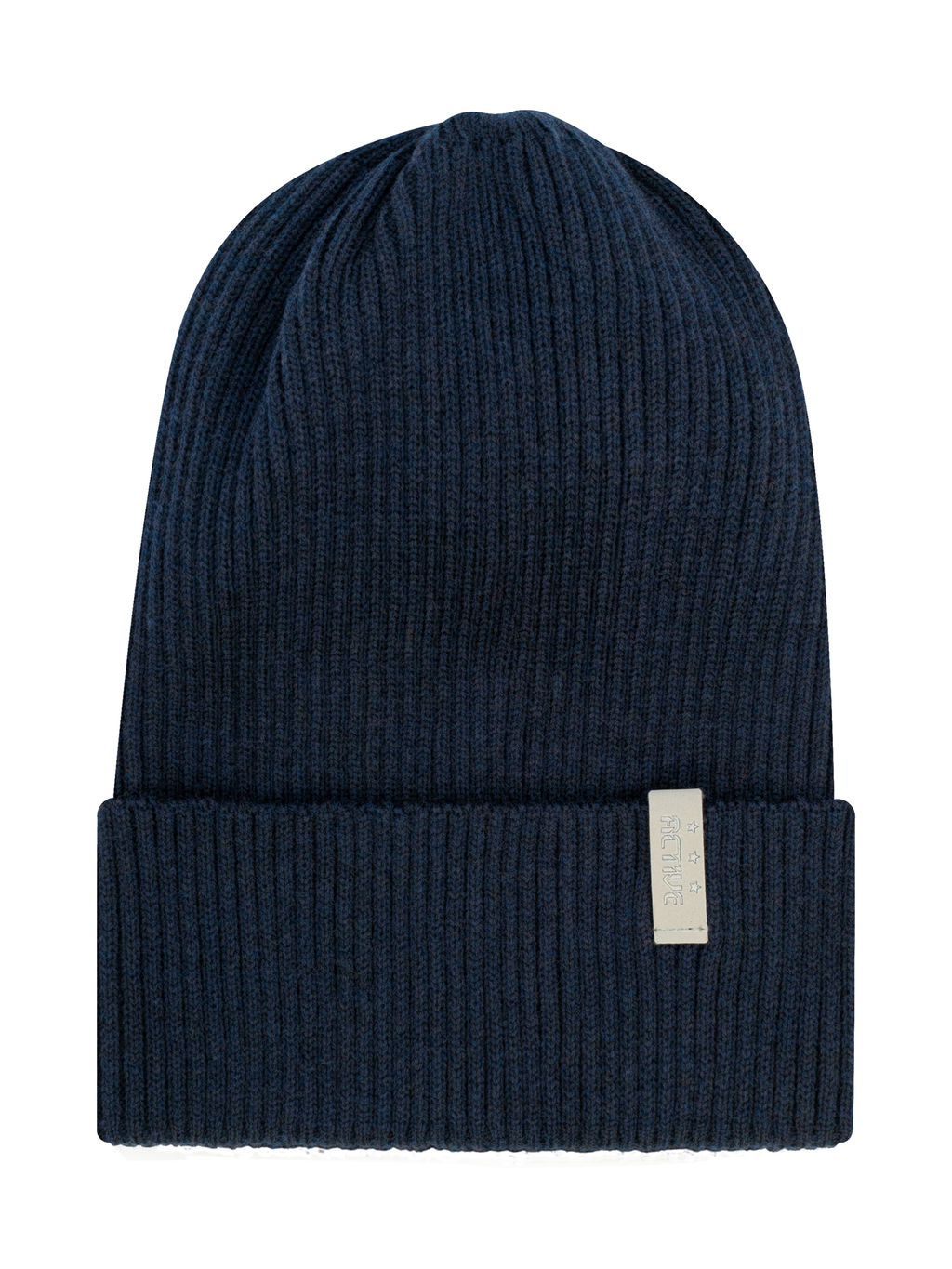 Шапка вязаная темно-синяя Ш-102/1 (58)