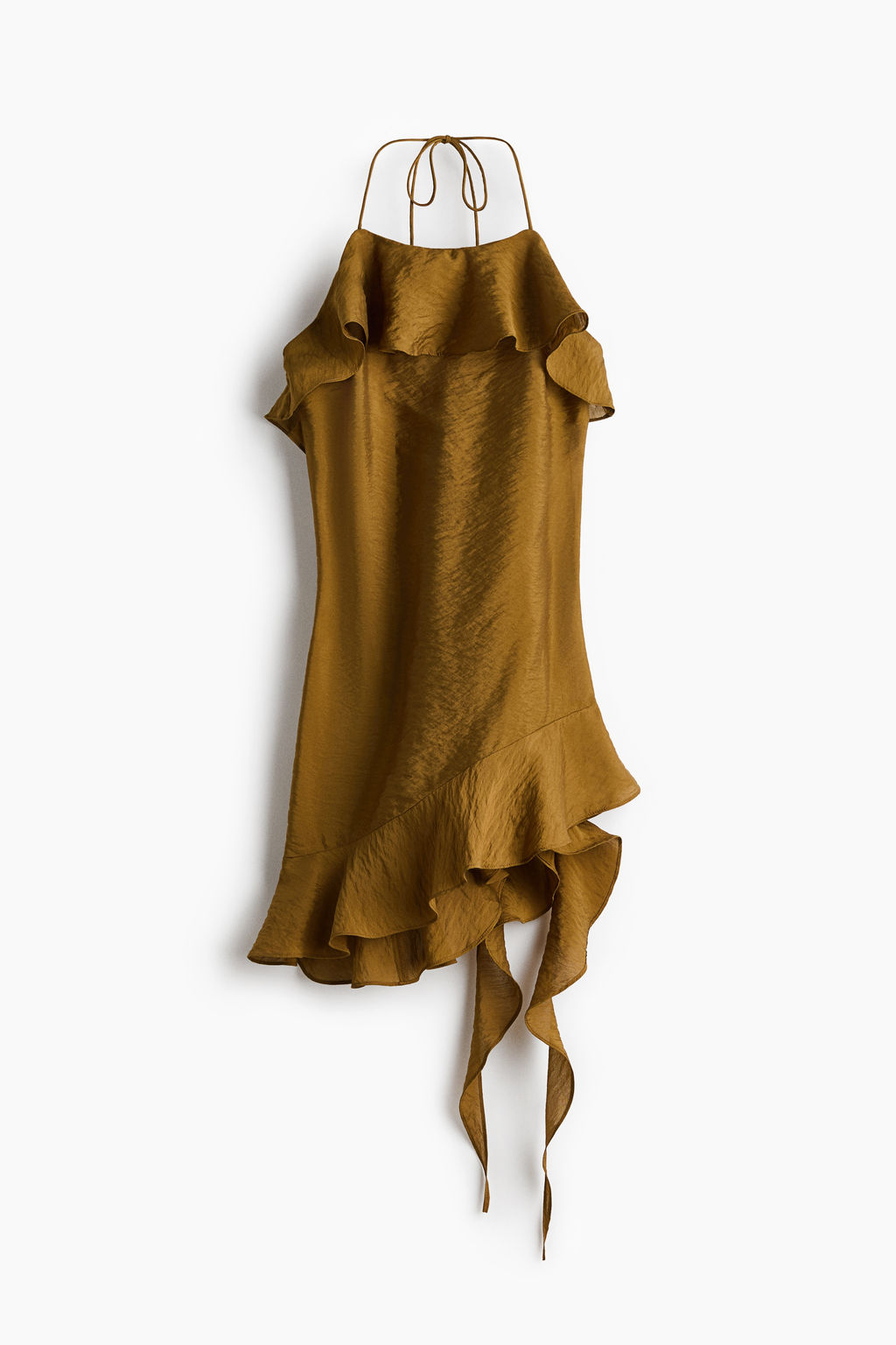 Vestido halter con volantes - H&m фото 2