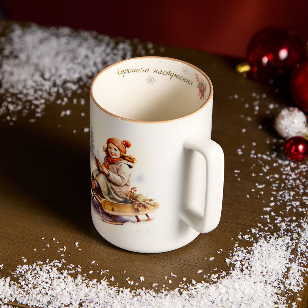 КРУЖКА LEFARD ХОРОШЕГО НАСТРОЕНИЯ НА ЦЕЛЫЙ ГОД 400МЛ  фото 9
