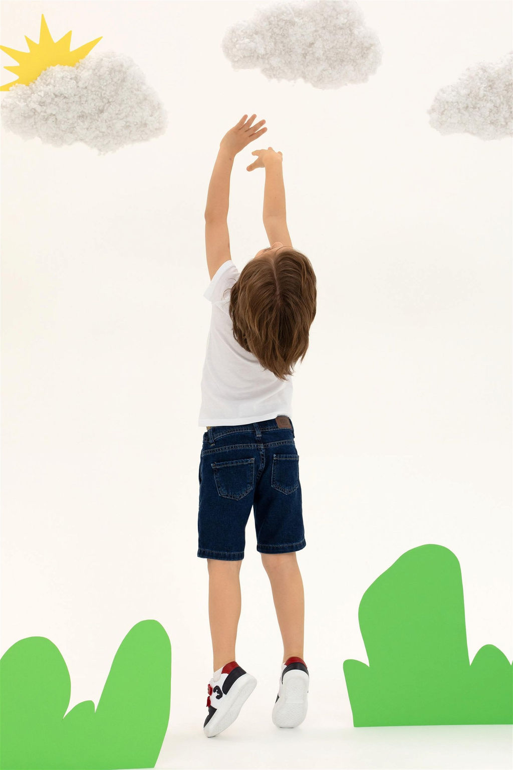 Детская белая футболка с круглым вырезом Неожиданная скидка в корзине - U.s. polo assn фото 3