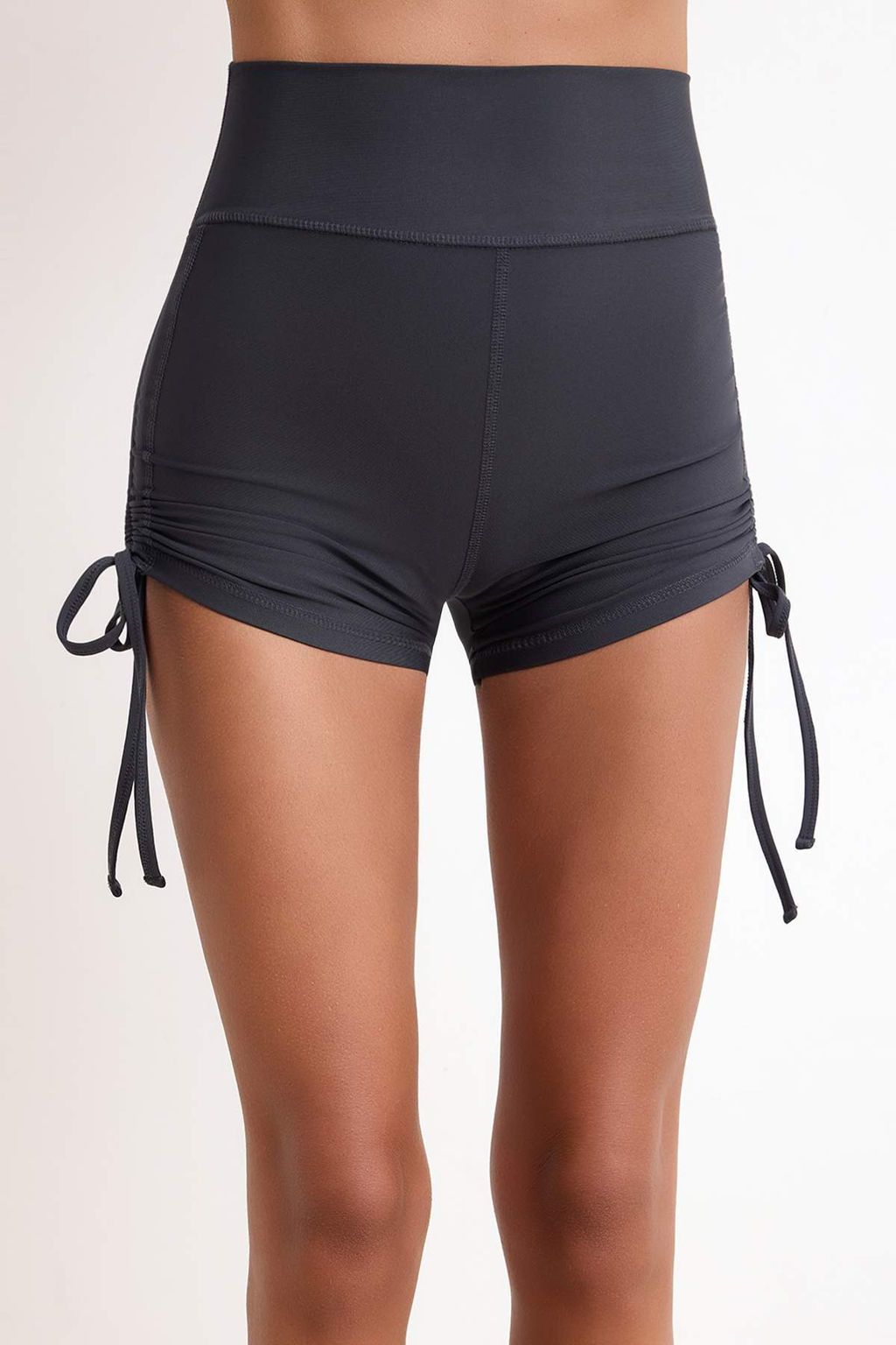 Antrasit Baglama Buzgu Detayl? Orme Spor Sort/K?sa Tayt THMSS26TY00010