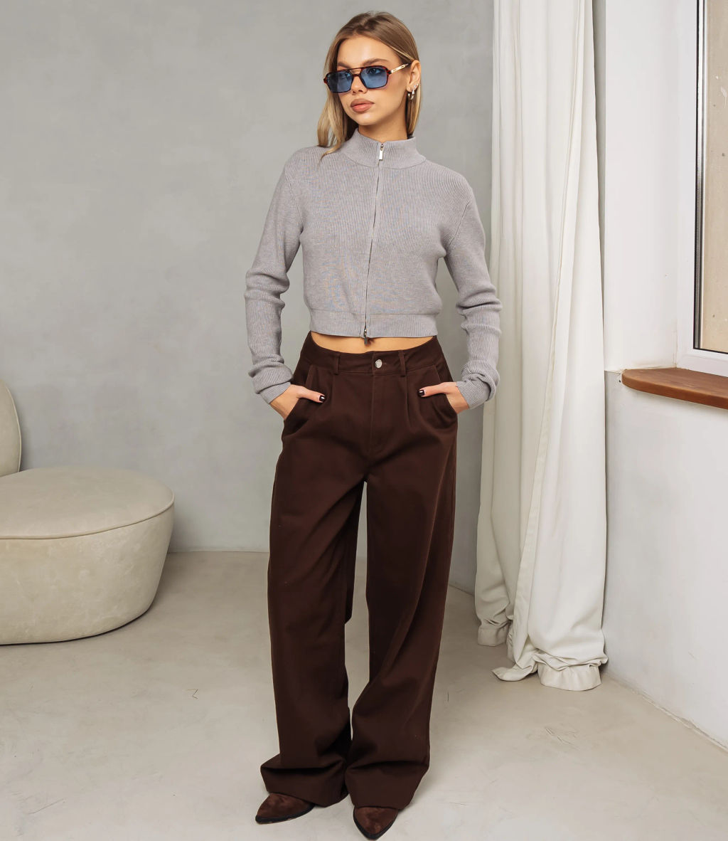 Джемпер #КТ121 (8), серый - Dommod фото 4