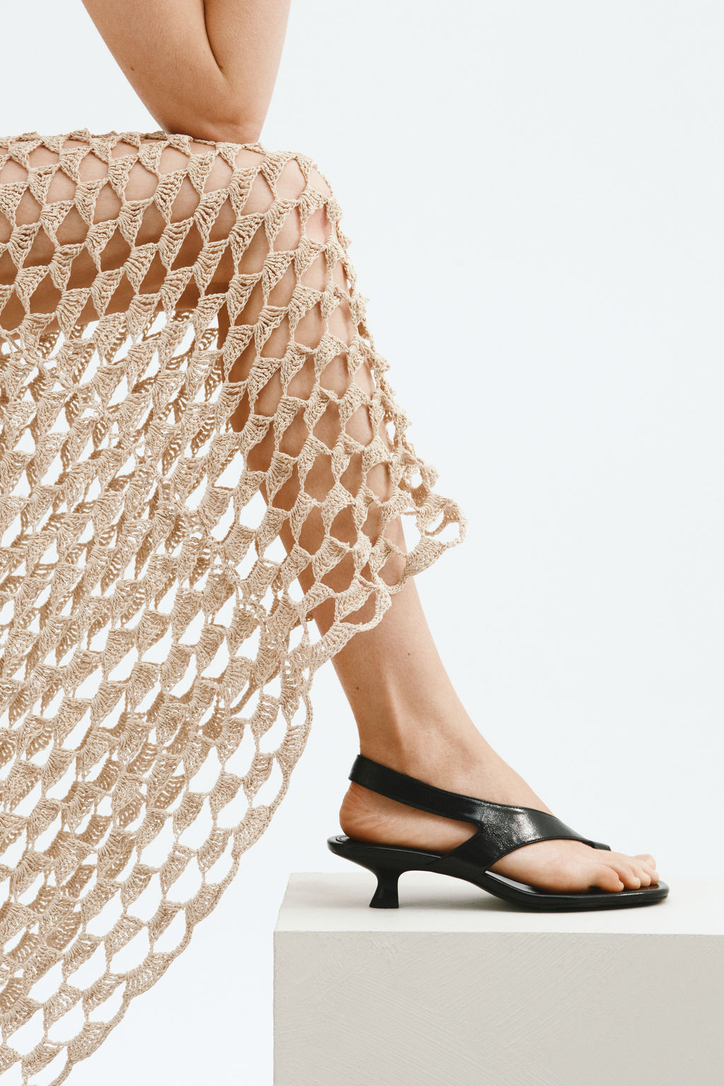 Sandalias de piel con tac?n kitten - H&m фото 5