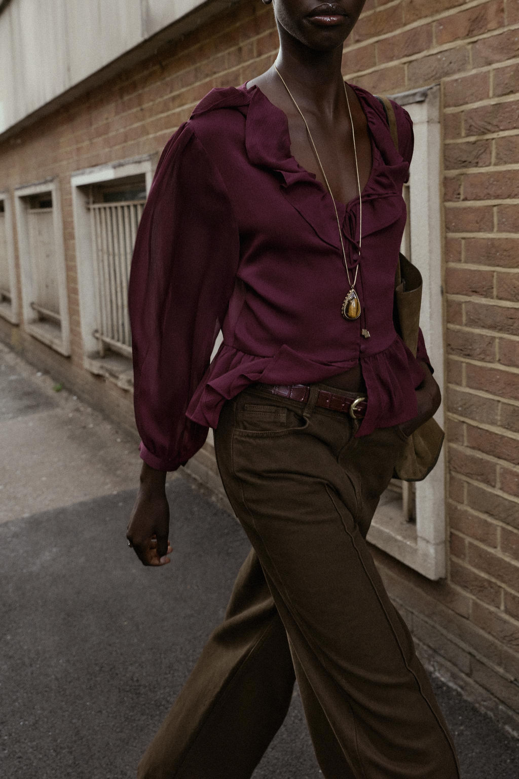 RUFFLED BLOUSE - Zara фото 5