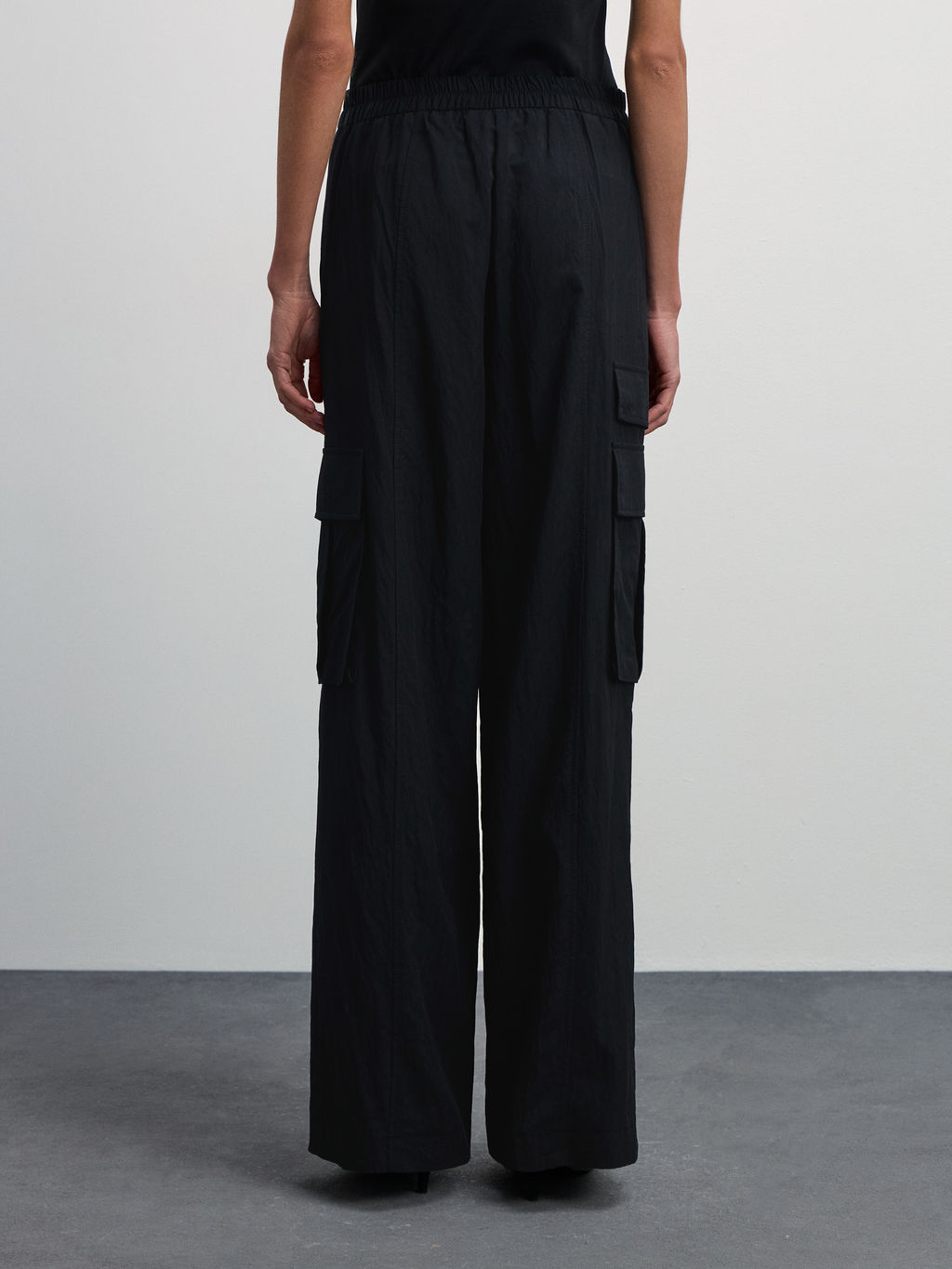 Брюки карго из вискозы / Zarina  фото 4