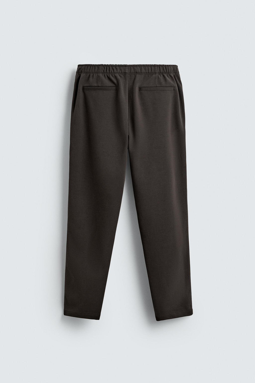 PANTAL?N CINTURA JOGGER CONFORT / Marr?n oscuro - Zara фото 7