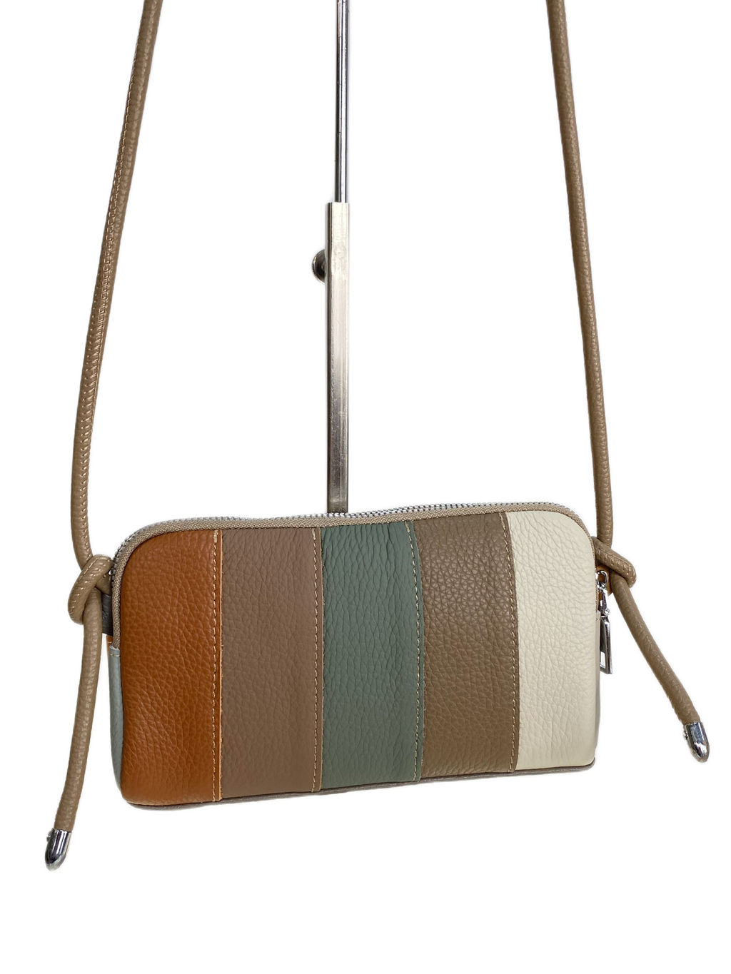 Женская сумка из натуральной кожи, цвет мультицвет - Greta фото 2