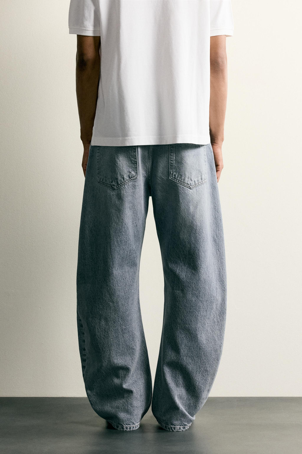 JEANS STRAIGHT BARREL FIT / Azul - Zara фото 3