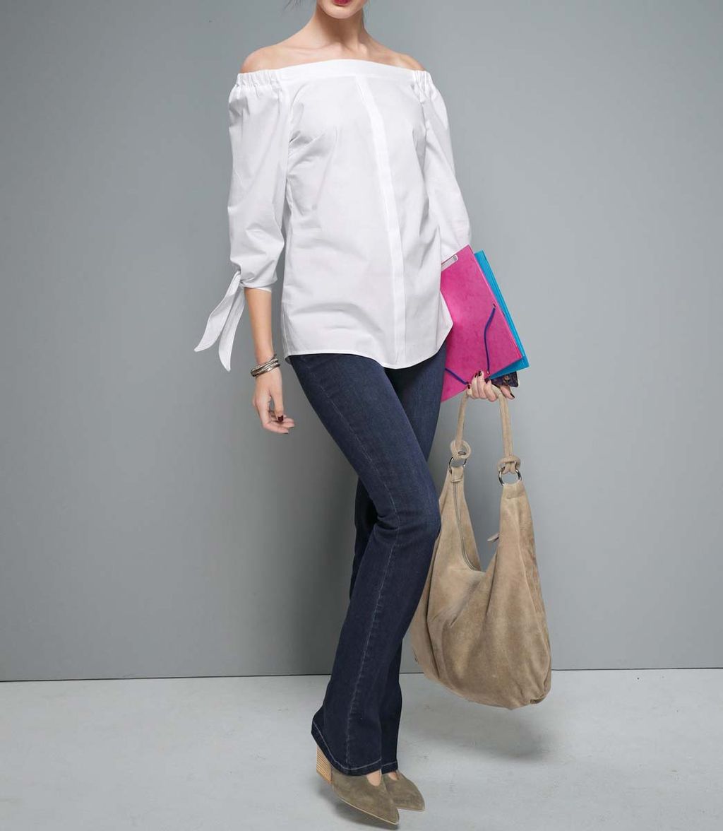 Блузка, белая - Heine фото 5