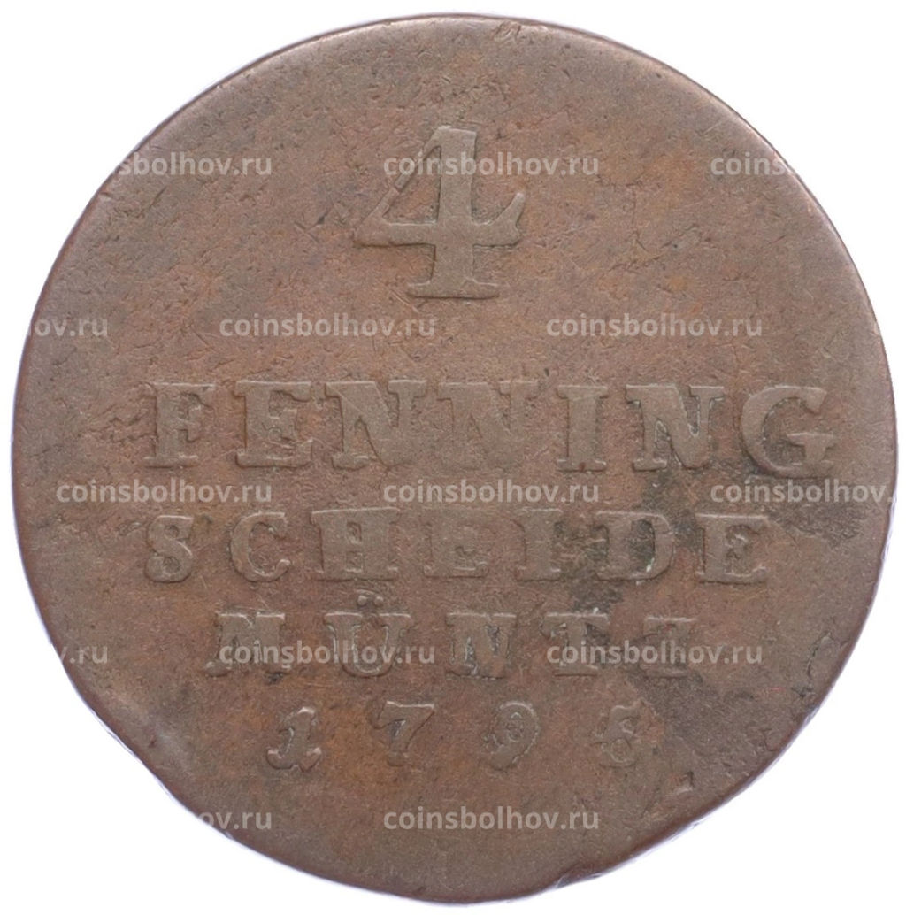 4 пфеннига 1795 года Брауншвейг Люннебург
