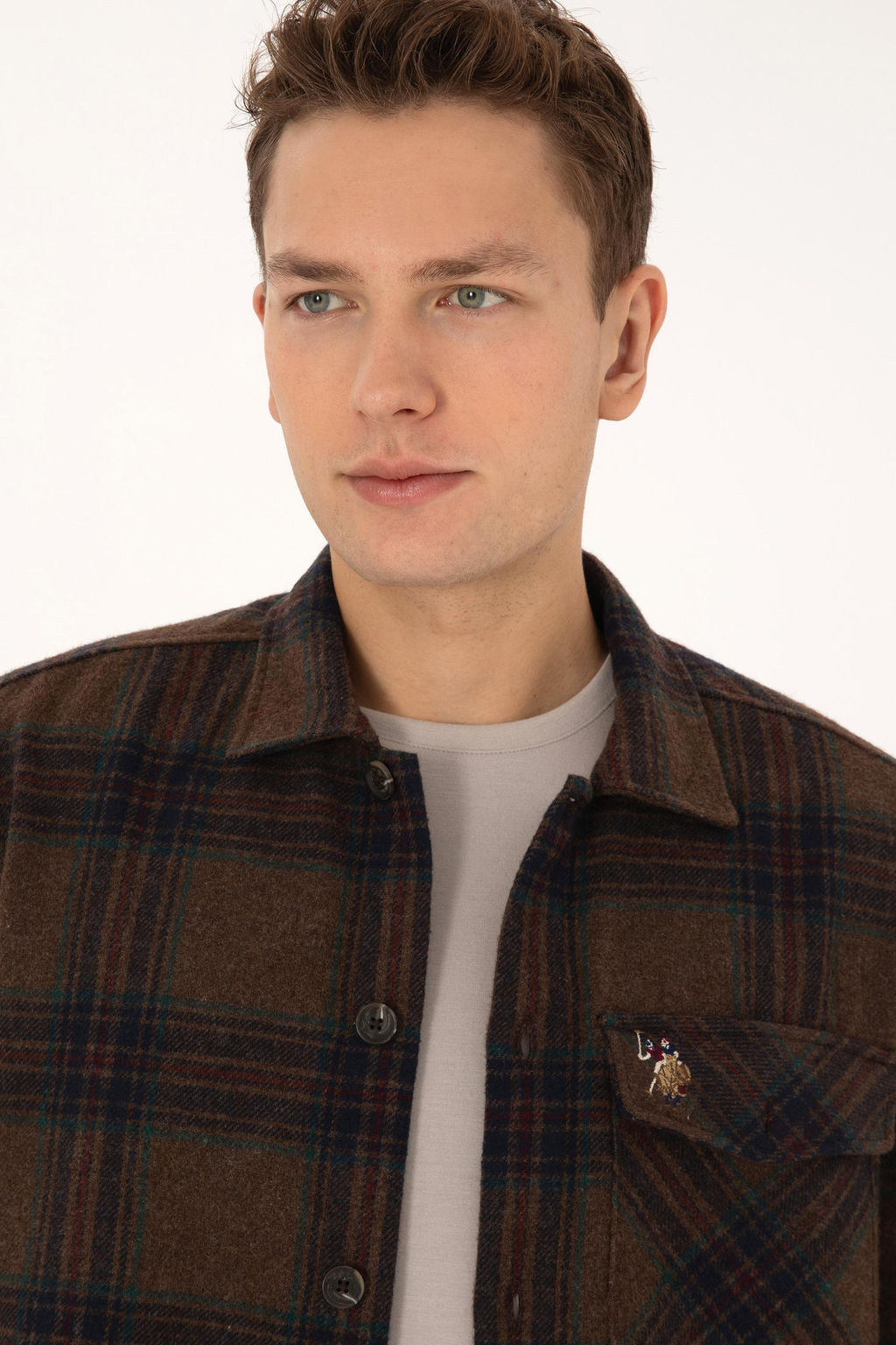 Erkek Kahverengi Uzun Kollu G_mlek - U.s. polo assn фото 2