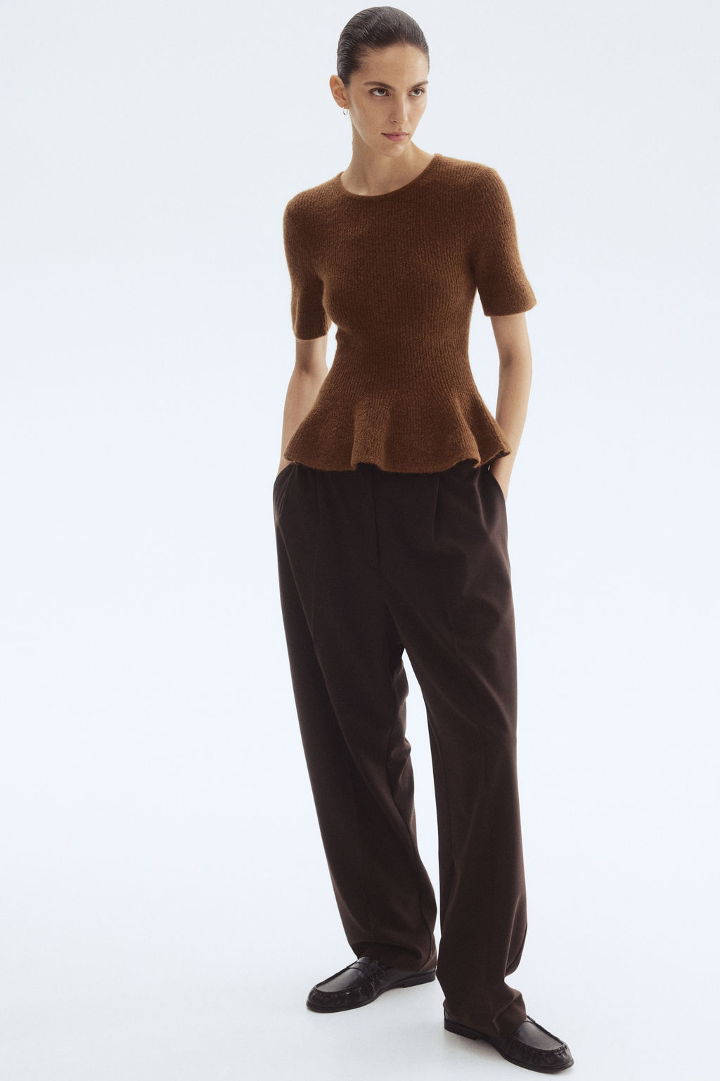Top en punto de canal? con peplum - H&m фото 6