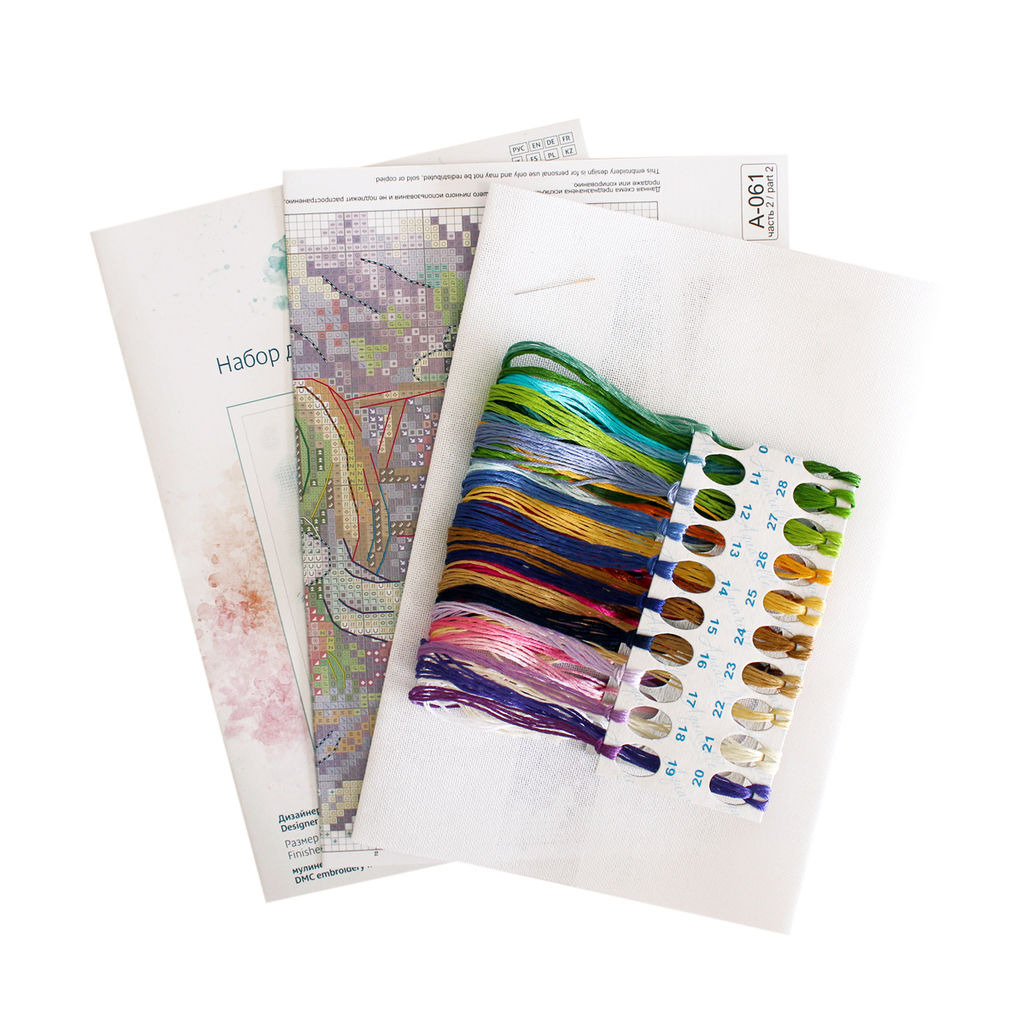 Набор для вышивания М.П.Студия А-061 Лавандовый завтрак 20 х 16 см