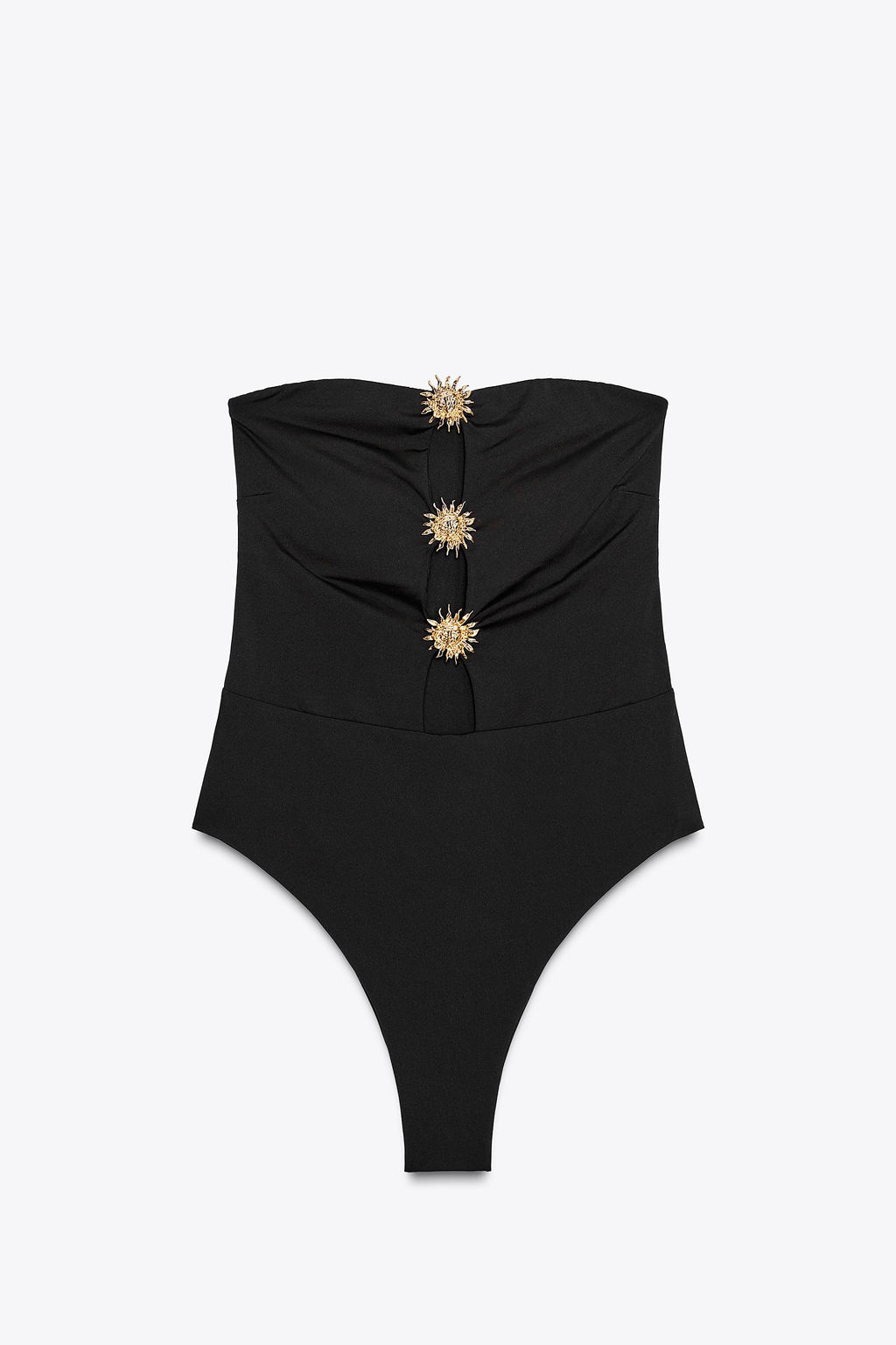 BANDEAU SWIMSUIT WITH SUN DETAILS - Zara фото 9