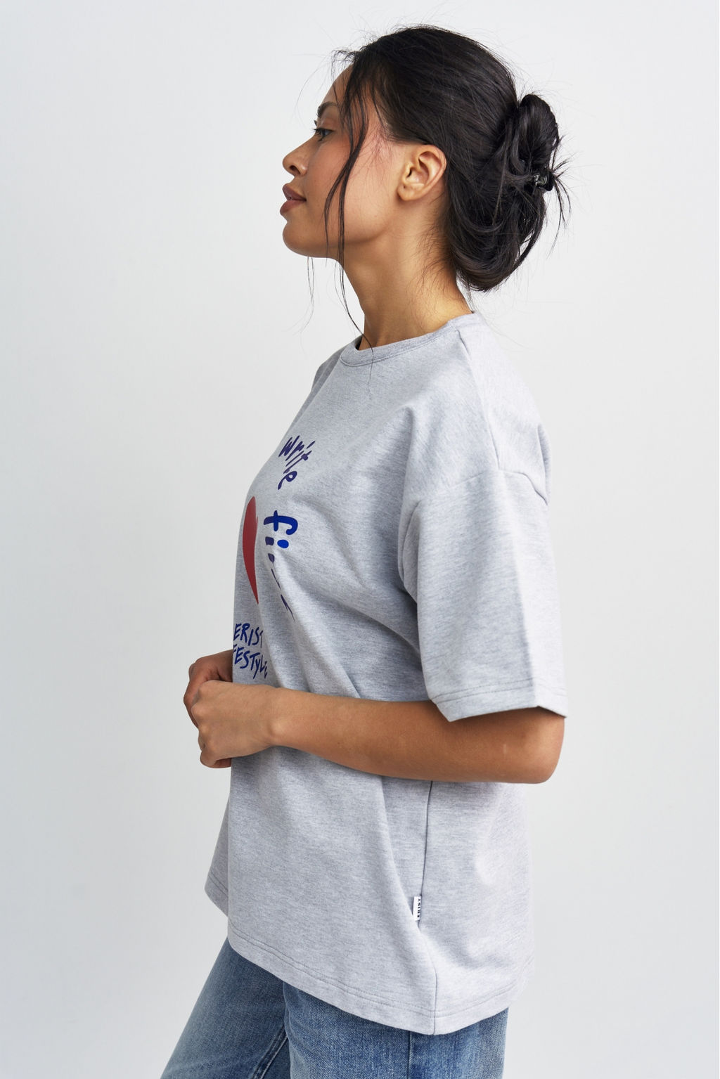 Футболка Никогда не пишу первой Серый меланж - Erist store фото 4