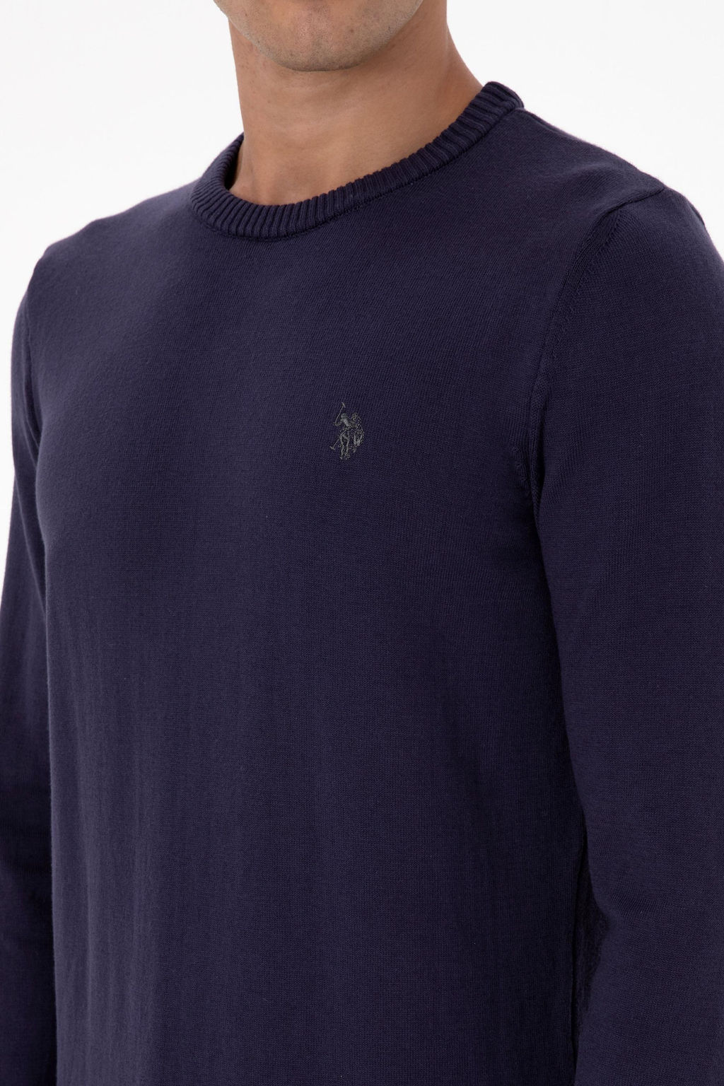 Erkek Slim Fit Bisiklet Yaka M_rd_m Basic Kazak - U.s. polo assn фото 7