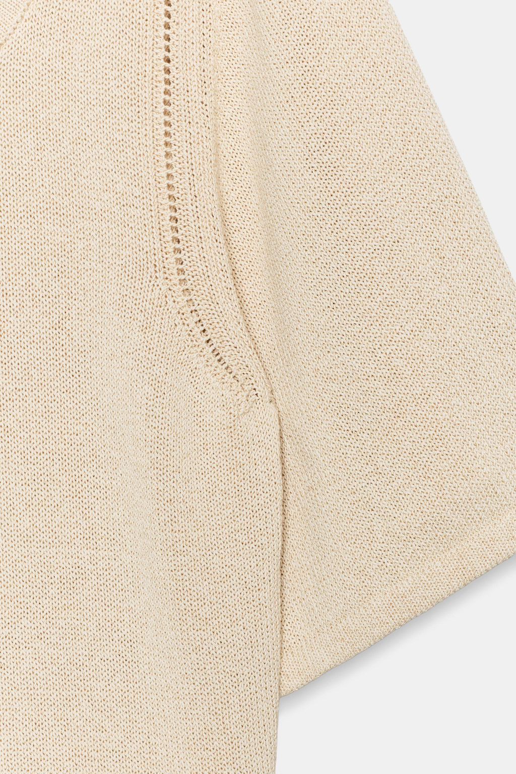 JERSEY OVERSIZE PUNTO / Crudo medio - Zara фото 8