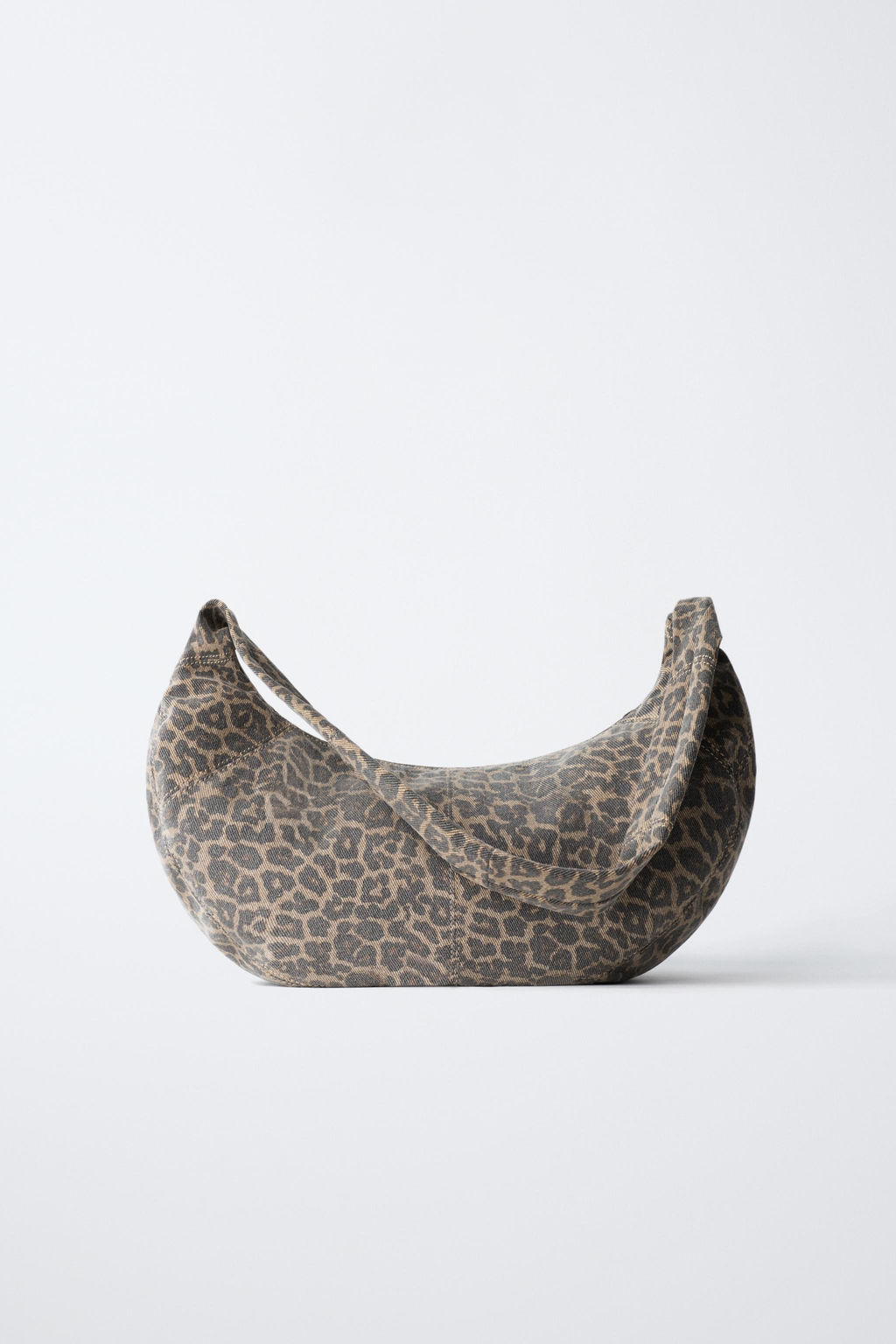 BOLSO SHOULDER ANIMAL PRINT / Negro - Zara фото 5