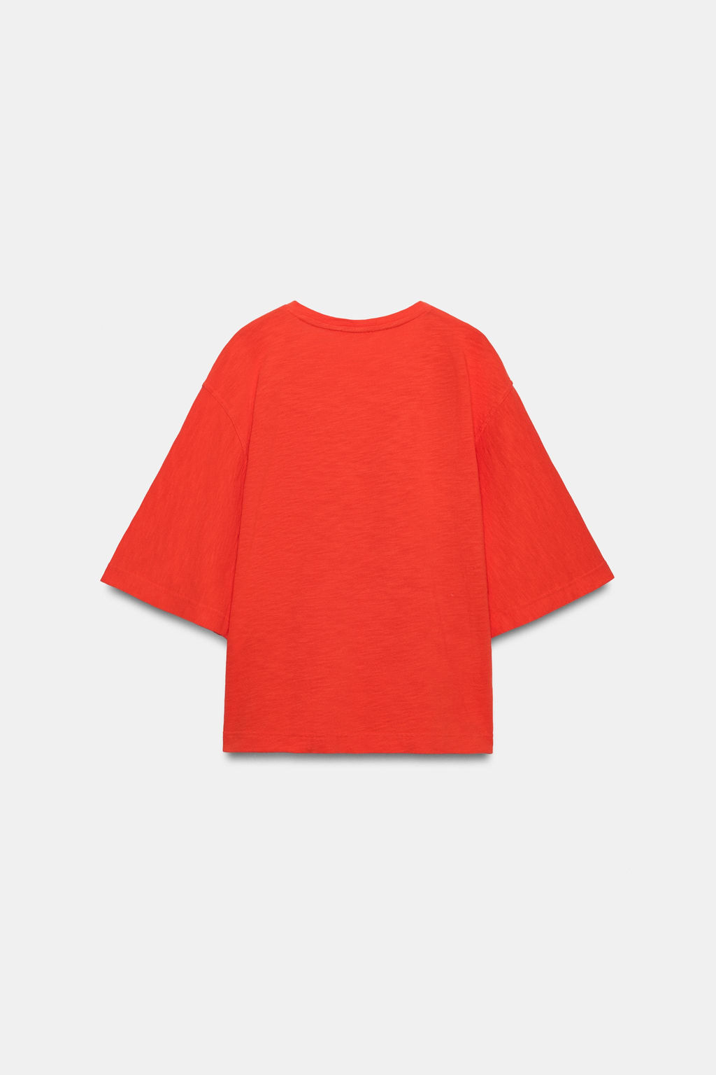 CAMISETA ESCOTE PICO / Coral