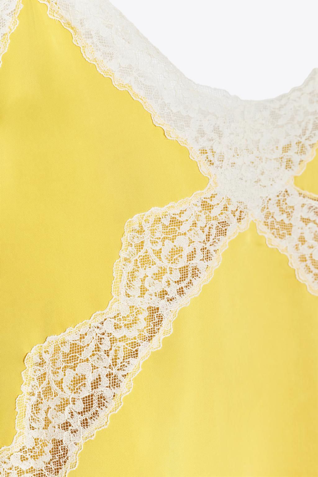 LACE CAMISOLE TOP - Zara фото 5