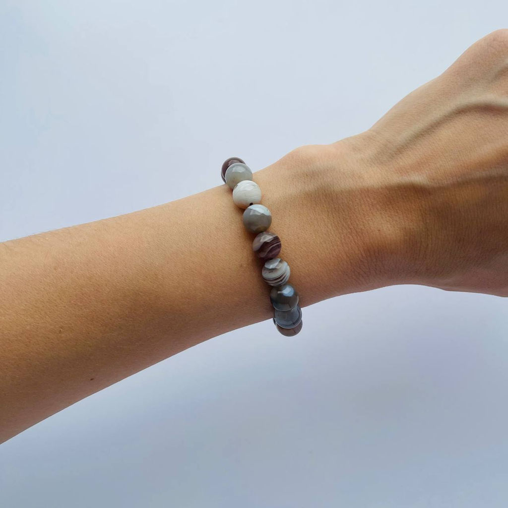 Браслет из ботсванского Агата 16 см