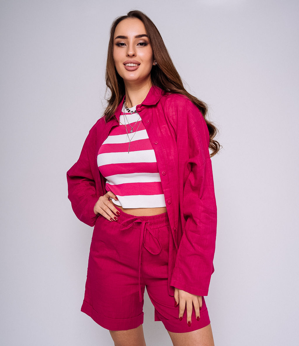 Костюм #БШ13451, малиновый - Dommod фото 3