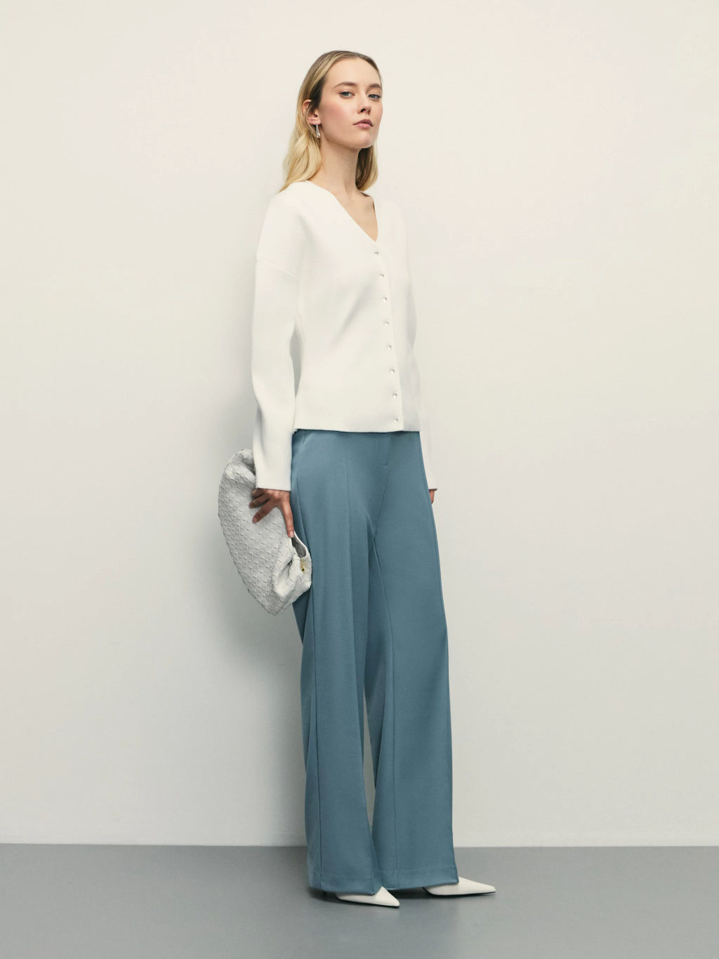 Брюки клеш из вискозы / Zarina  фото 2