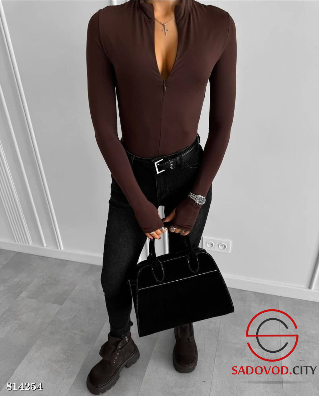 Боди женское на молнии - Bruno фото 9