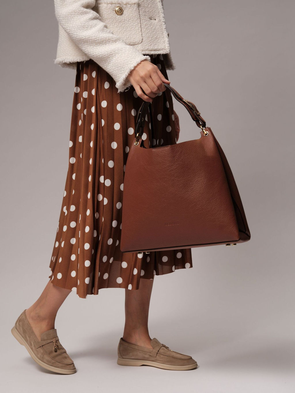 Сумка кожаная Deboro 30994 коппер